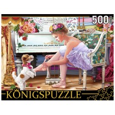 Konigspuzzle. ПАЗЛЫ 500 элементов. ФК500-6626 БАЛЕРИНА И ЩЕНОК