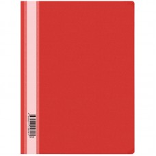 Папка-скоросшиватель пластик. OfficeSpace, А4, 160мкм, красная с прозр. верхом 162563