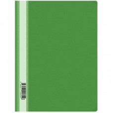 Папка-скоросшиватель пластик. А4, 160мкм, зеленая с прозр. верхом Спейс 162562