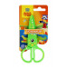 Ножницы детские пластиковые Мульти-Пульти "Приключения Енота, Крокодил" 12см, зеленый, трай-ми кард с европодвесом 348457
