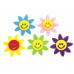Наклейки из фетра "Солнышки", 5 шт., ассорти, ОСТРОВ СОКРОВИЩ, 661489