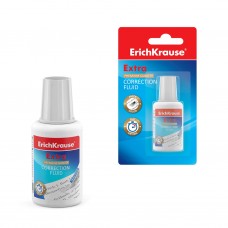 Корректирующая жидкость с кисточкой ErichKrause® Extra, 20г (в блистере по 1 шт.) 2364