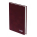 Ежедневник датированный 2026 145х215 мм, А5, STAFF, обложка бумвинил, бордовый, 117306