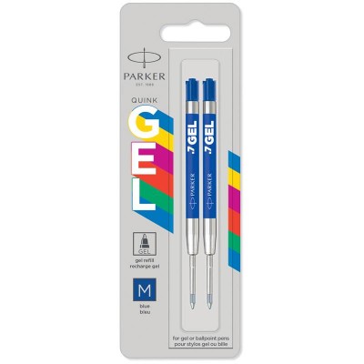 Стержень гелевый Parker "Gel Ball Point" синий, 98мм, 0,7мм, 2шт., блистер 326370