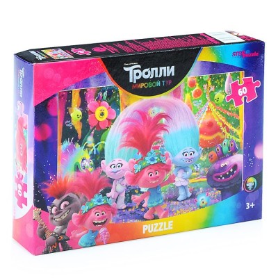 Пазлы 60 "Trolls - 2" (DreamWorks) 81193