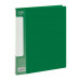 Папка на 2 кольцах СТАММ "Стандарт" А4, 25мм, 700мкм, пластик, зеленая 355276