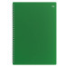 Тетрадь 48л., А4 клетка на гребне BG "Base", пластиковая обложка, зеленый 378832
