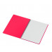 Тетрадь 80л., А4 клетка на гребне BG "Neon", пластиковая обложка, розовый 378838