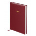Ежедневник датированный 2026г., А5, 176л., твердый переплет, балакрон, BG "Ariane. Dark red", тёмно-красный 380037