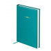 Ежедневник датированный 2026г., А5, 176л., твердый переплет, балакрон, BG "Ariane. Teal", бирюзовый 380040