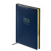 Ежедневник датированный 2026г., А5, 176л., твердый переплет, кожзам, BG "Dallas. Blue", синий, фольгированный срез 380056