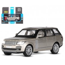 ТМ "Автопанорама" Машинка металлическая 1:34 2013 Range Rover, золотой перламутр, свет, звук, откр. двери, капот и багажник, инерция, в/к 17,5*13,5*9 см JB1251158