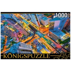 Konigspuzzle. ПАЗЛЫ 1000 элементов. ГИK1000-0636 ТАИЛАНД.НОЧНОЙ БАНГКОК