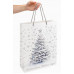 Dream cards Пакет подароч. с мат.лам. и глит. 31x40x12 см (ХL) Снежная ёлка 190г ППК-2366