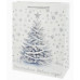 Dream cards Пакет подароч. с мат.лам. и глит. 31x40x12 см (ХL) Снежная ёлка 190г ППК-2366