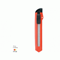 Нож канцелярский ErichKrause EasyCut, c механической фиксацией лезвия, 18 мм, ассорти 19145