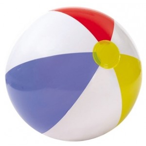 Мяч надувной "Полоски цветные" (51см) 59020