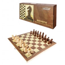 Шахматы деревянные на магните (29х14.5х4см), фигуры-дерево,магнит, в коробке (Арт. AN02605)