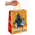 Пакет подар. с глянц.лам.26.4*32.7*13.6см(L)"Волк и заяц у ёлочки" 157г Ну-Погоди! ППК-2924