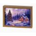 Светодиодный светильник Картина "Зимние пейзажи" (2 смен.карт.) 65 LED 16.5*21*4.5см СН-2844
