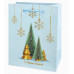 Dream cards Пакет подароч. с мат.лам. и глит. 18х23х10 см (M) Ёлки 190г ППК-2311