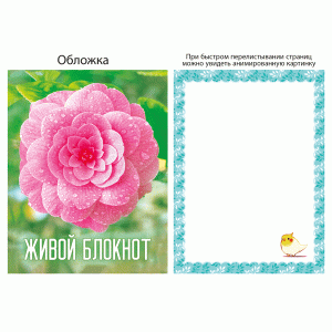 Блокнот 8х10 Цветы 27118