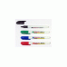 Набор маркеров для белых досок Crown "Multi Board Slim" 4цв., пулевидный, 2мм, чехол с европодвесом Crown 207914