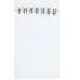 Блокнот А7 40л. на гребне ДИЗАЙН В СИНИХ ТОНАХ  обл.-мел.кар бл-офсв клетку Б40-9327
