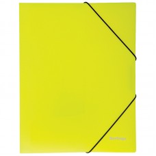 Папка на резинке Berlingo "Neon" А4, 500мкм, неоновая желтая BERLINGO* 239880