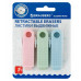 Ластики выдвижные BRAUBERG "Slider Mini", НАБОР 3 ШТУКИ, 68х12х8 мм, пастельные цвета, блистер, 271992