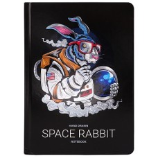 Записная книга А5 Space rabbit (7БЦ, холодная фольга + твин лак, 80л, 100г) З80-3399 462-0-129-73399-1