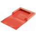 Папка-короб архивная на резинке, корешок 40 мм, пластик 0.7 мм, Calligrata красная 6926785