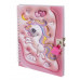 Подарочный блокнот 11,0 см * 15,0 см , гребень, Alingar, ламинация, конгрев, эффект 3D, замочек, 45 л., клетка, "Милый единорог" AL11710