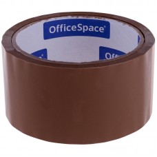 Клейкая лента упаковочная OfficeSpace, 48мм*40м, 38мкм, темная, ШК 205466