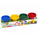 Пластилин-тесто для лепки BRAUBERG KIDS, 4 цвета, 200 г, яркие классические цвета, крышки-штампики, 106714 Пластилин-тесто для лепки BRAUBERG KIDS, 4 цвета, 200 г, яркие классические цвета, крышки-штампики, 106714