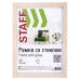 Рамка 21х30 см "капучино" STAFF "Grand", багет 18 мм, стекло, МДФ, 391205