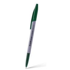 Ручка шариковая ErichKrause Slender Stick Grey 0.7, Super Glide Technology, цвет чернил зеленый 63084