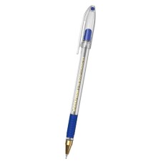 Ручка шариковая ErichKrause L-30 Gold Stick&Grip Classic 0.5, Super Glide Technology, цвет чернил синий 63115