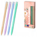 Ручка шариковая ErichKrause Slim Stick Pastel Bloom 0.7, цвет чернил синий 61047 Ручка шариковая ErichKrause Slim Stick Pastel Bloom 0.7, цвет чернил синий 61047