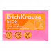 Блок самоклеящийся бумажный ErichKrause Neon, 75х50 мм, 100 листов, розовый 61690