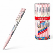 Ручка шариковая автоматическая ErichKrause ColorTouch Matic&Grip Flora 0.7, цвет чернил синий 50746