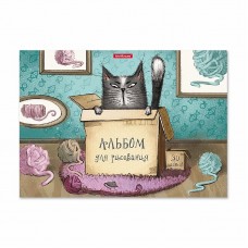 Альбом для рисования на клею ErichKrause Cat & Box, А4, 30 листов 46912