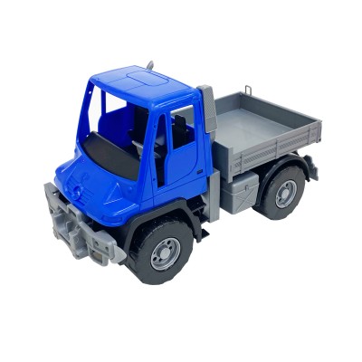 Самосвал бортовой Мерседес "Unimog U 500" (17,5 см. Синий.) 08881