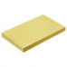 Блок с липким краем 76мм*127мм 100л, пастель желтый 10223917