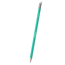 Чернографитный карандаш пластиковый ErichKrause Prime, шестигранный, с ластиком, HB  60696