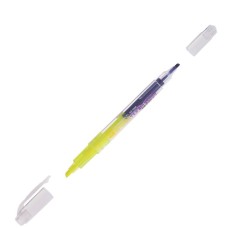 Текстовыделитель двухсторонний Crown "Multi Hi-Lighter Twin" желтый/фиолетовый, 3/2мм 208939