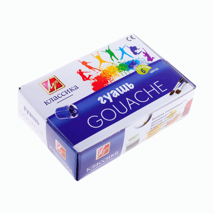 Гуашь КЛАССИКА 20 мл 6 цв. Луч 062814