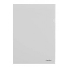 Папка-уголок пластиковая ErichKrause Fizzy Clear, A4, прозрачный 50150