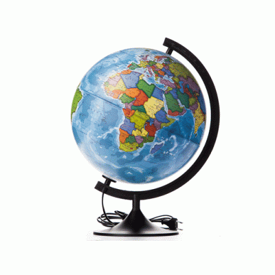 Глобус Земли 320мм, политический Классик, с подсветкой К013200018