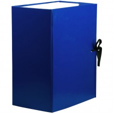Короб архивный с завязками OfficeSpace разборный, БВ, 150мм, синий клапан МГК 284723
